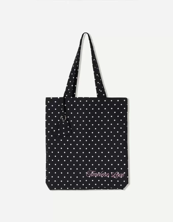 Borsa tote a pois