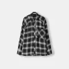 Camicia a quadri oversize