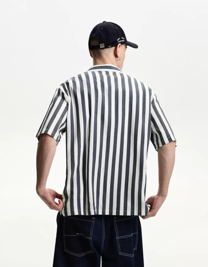 Camicia dalla vestibilità rilassata a maniche corte