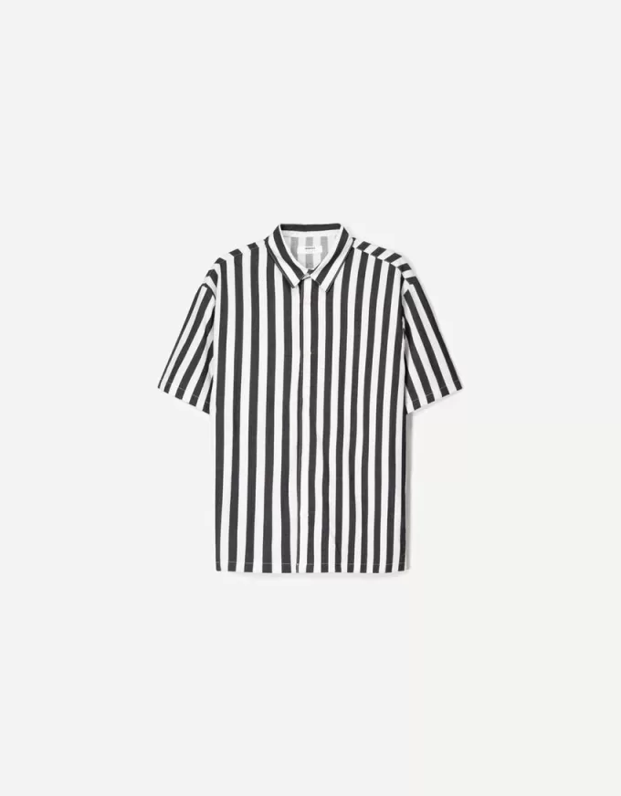 Camicia dalla vestibilità rilassata a maniche corte