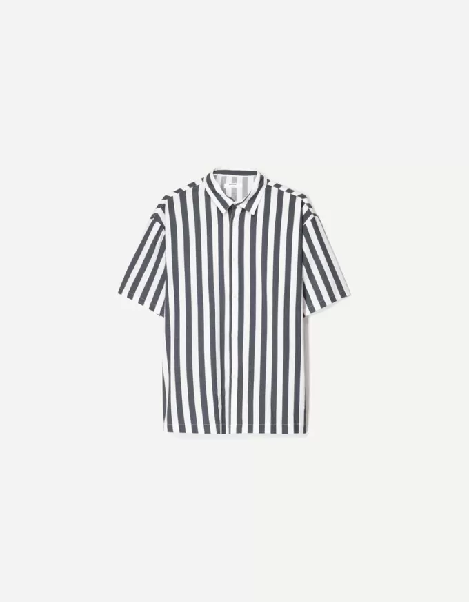 Camicia dalla vestibilità rilassata a maniche corte