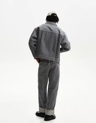 Camicia in denim oversize