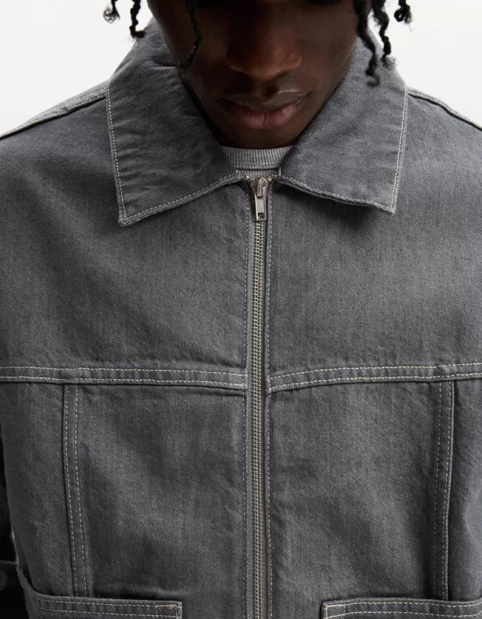 Camicia in denim oversize