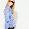 Camicia oversize in popeline