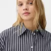 Camicia oversize in popeline