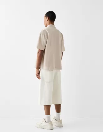 Camicia rustica a maniche corte