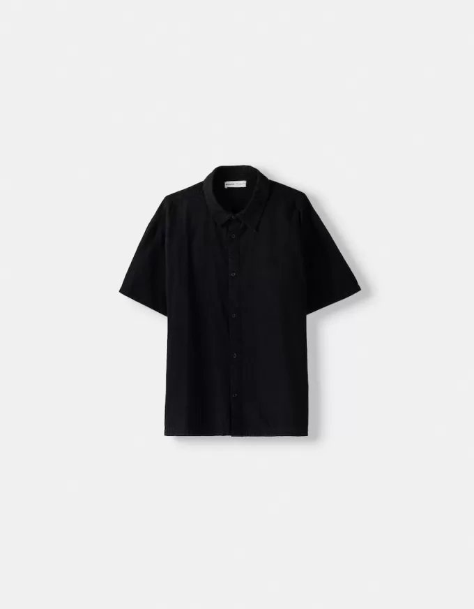 Camicia rustica a maniche corte