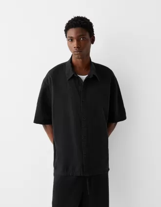 Camicia rustica a maniche corte