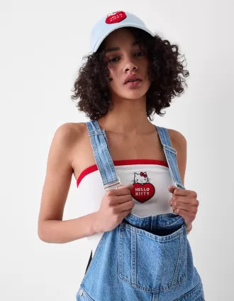 Cappellino in denim Hello Kitty Mania