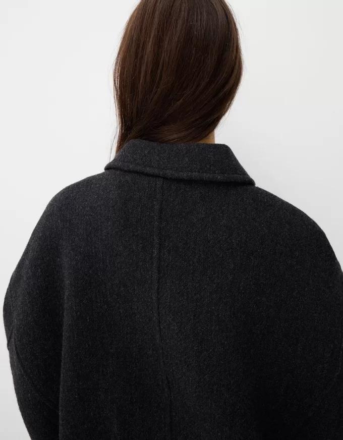 Cappotto corto in lana Manteco