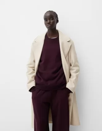 Cappotto lungo e morbido