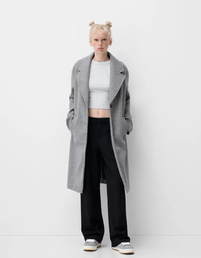 Cappotto lungo e morbido