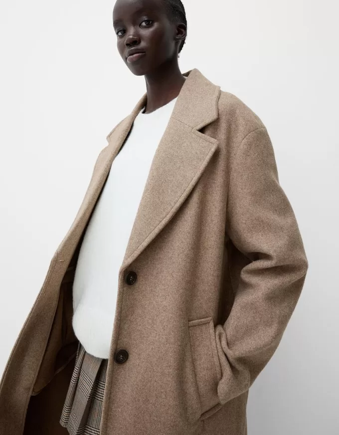 Cappotto lungo e morbido