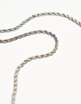 Catena in acciaio intrecciata