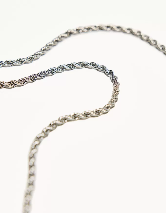 Catena in acciaio intrecciata