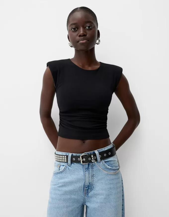 Cintura a catena borchiata