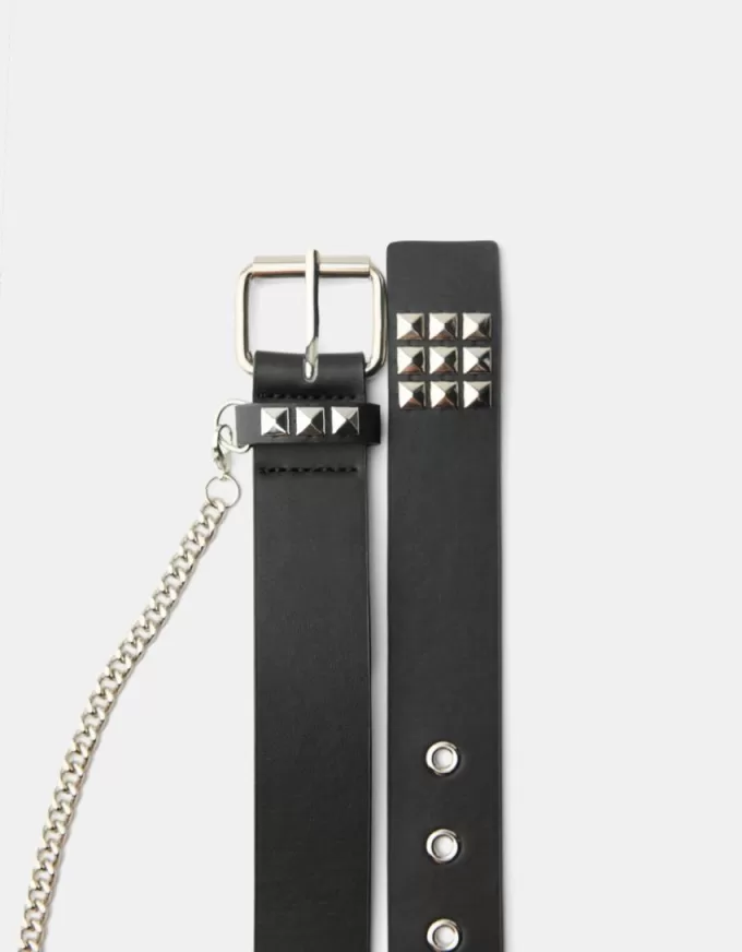 Cintura a catena borchiata
