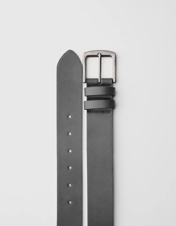 Cintura ampia effetto pelle