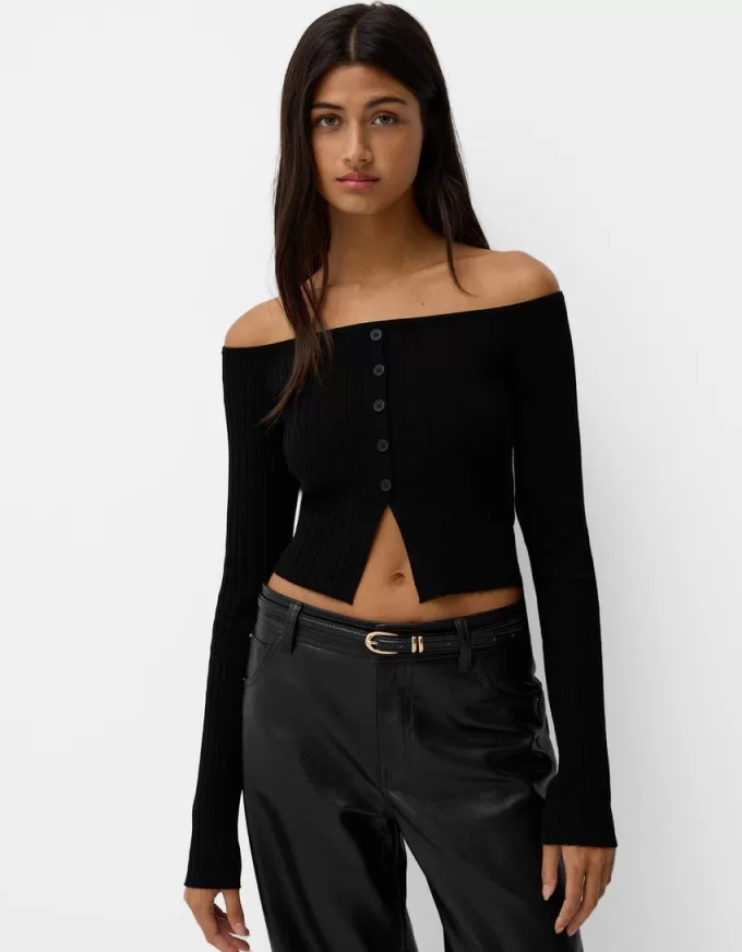 Cintura sottile con stampa animalier in rilievo