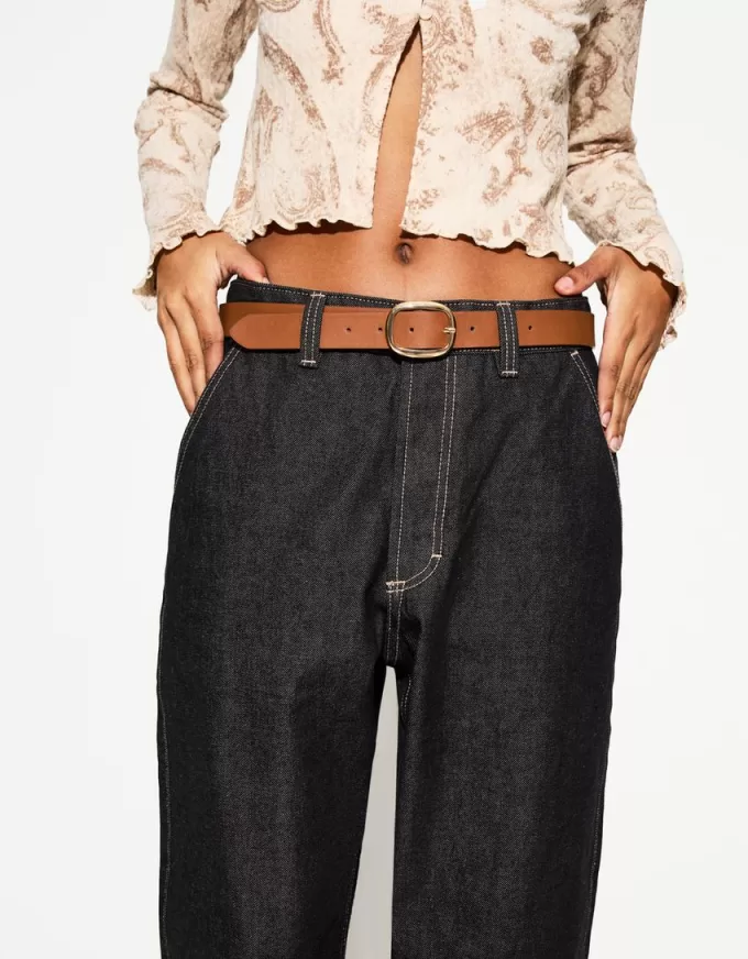 Cintura sottile in ecopelle