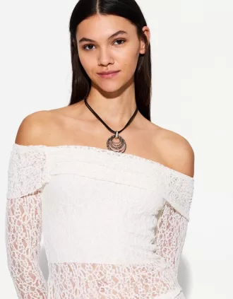 Collana in corda con pendente