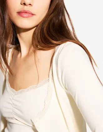 Completo cardigan e top