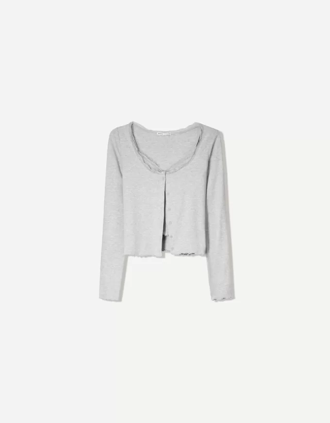 Completo cardigan e top
