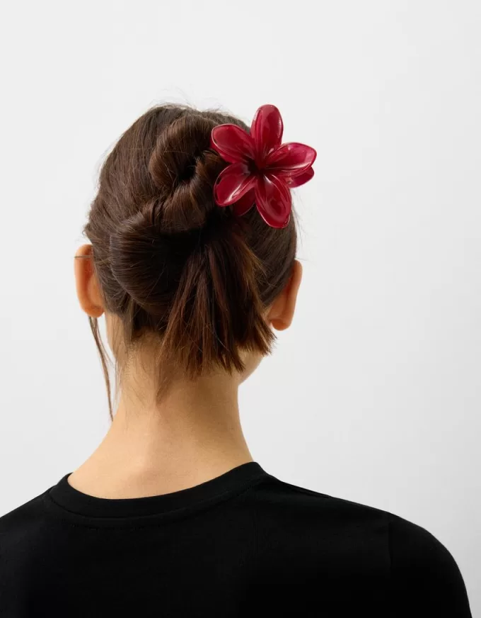 Confezione da 2 fermagli per capelli con fiori