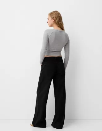 Confezione da 2 magliette a maniche lunghe con scollo a V