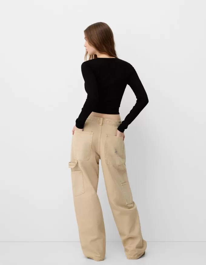 Confezione da 2 magliette girocollo a manica lunga Confezione da 2 magliette girocollo a manica lunga