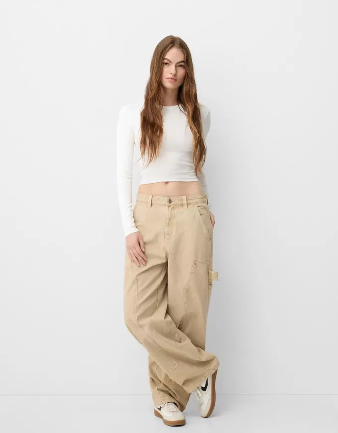 Confezione da 2 magliette girocollo a manica lunga Confezione da 2 magliette girocollo a manica lunga