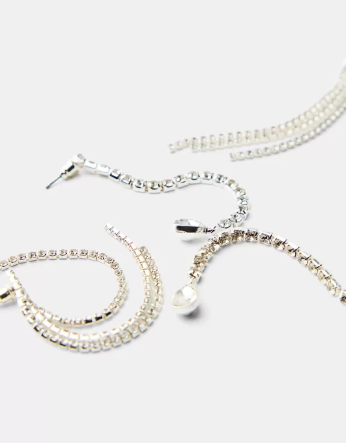 Confezione da 2 orecchini a cascata – Signature Edition