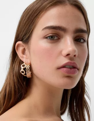 Confezione da 2 orecchini a catena – Signature Edition