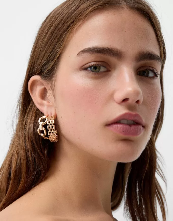 Confezione da 2 orecchini a catena – Signature Edition