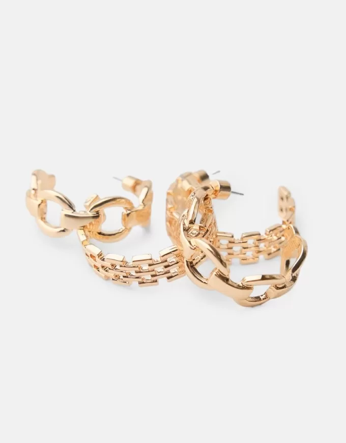 Confezione da 2 orecchini a catena – Signature Edition