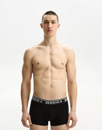 Confezione da 3 boxer con cintura stampata