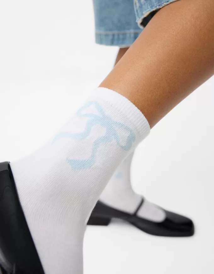 Confezione da 3 calzini con fiocco