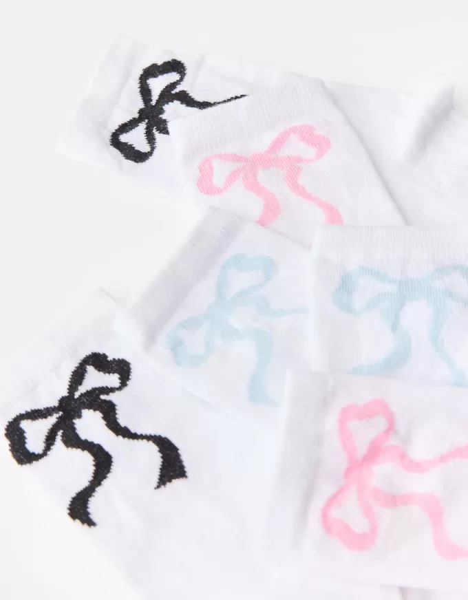 Confezione da 3 calzini con fiocco