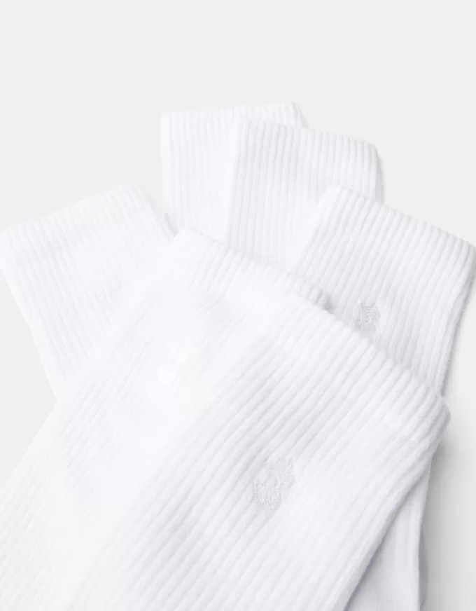 Confezione da 3 calzini ricamati