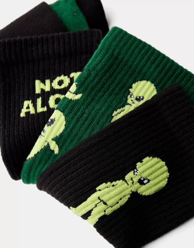 Confezione da 3 calzini stampati