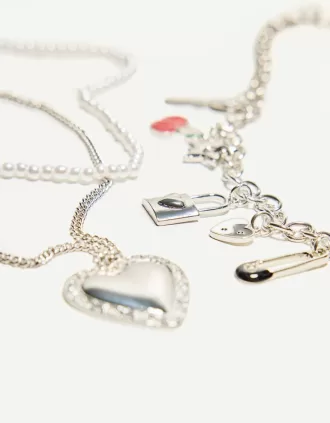 Confezione da 3 collane con ciondolo