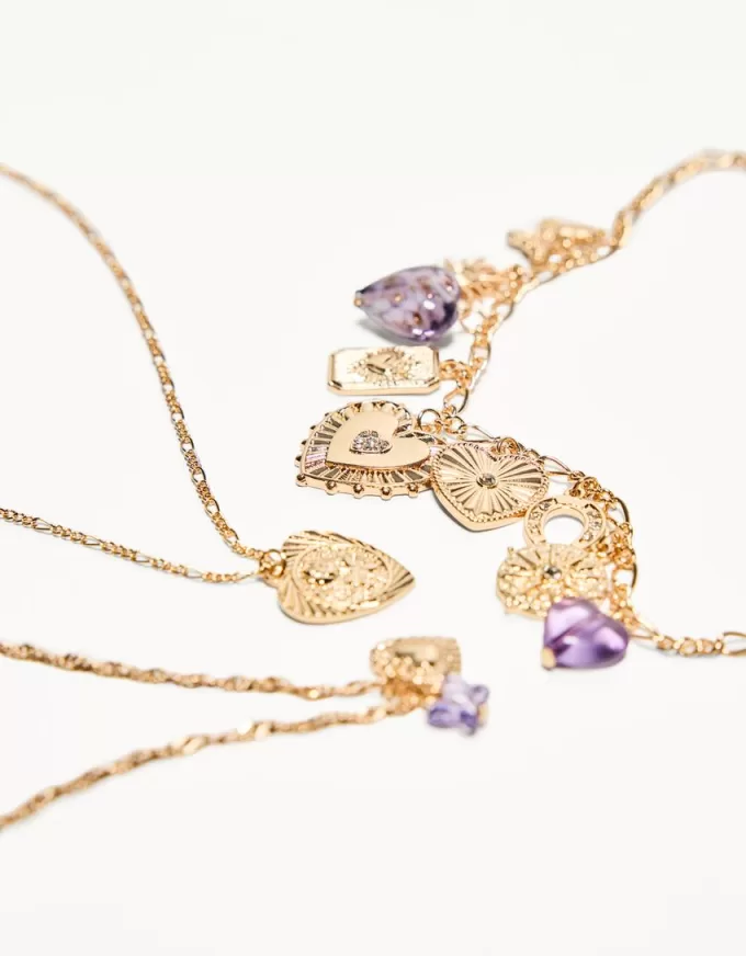 Confezione da 3 collane con ciondolo