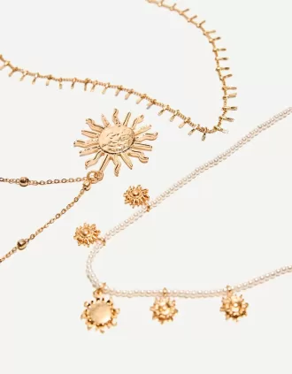 Confezione da 3 collane con ciondolo