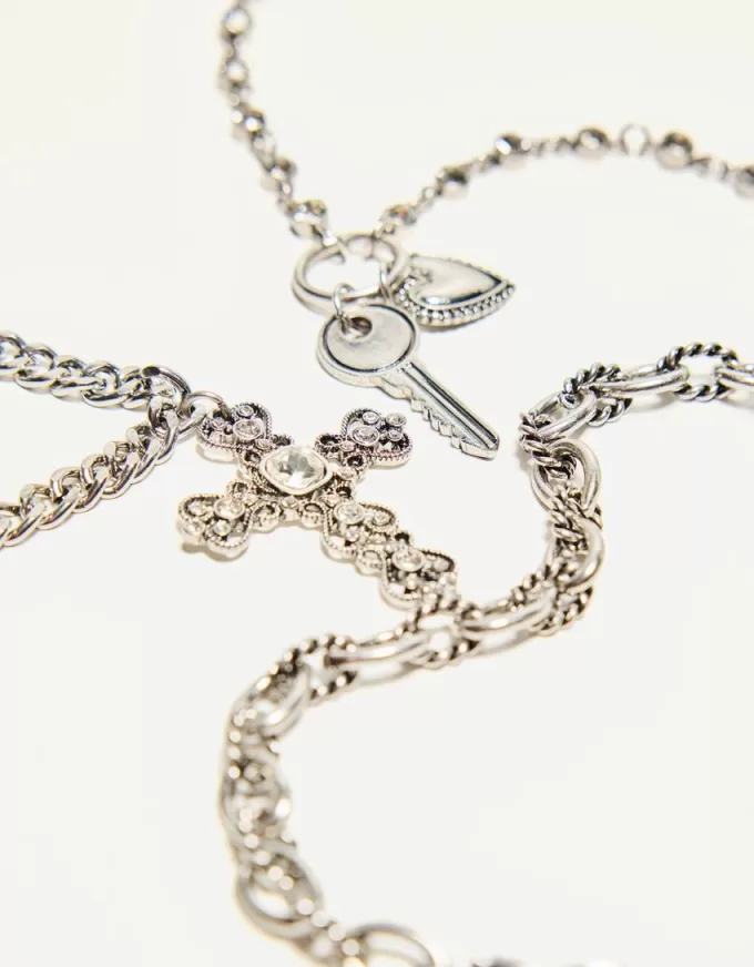 Confezione da 3 collane con ciondolo