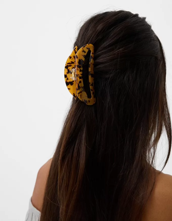 Confezione da 3 fermagli per capelli effetto tartaruga