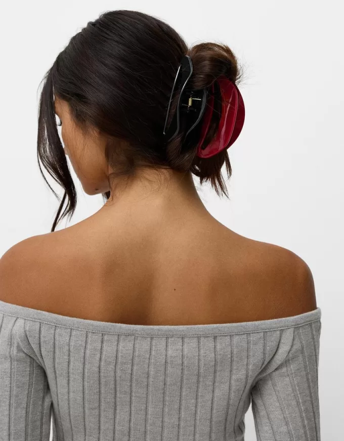 Confezione da 3 fermagli per capelli effetto tartaruga