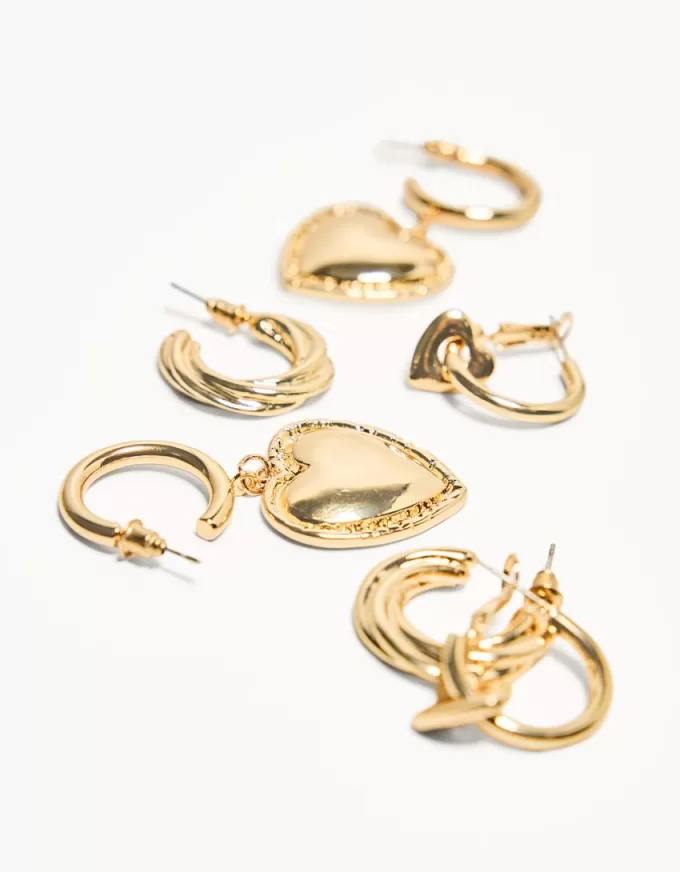 Confezione da 3 orecchini