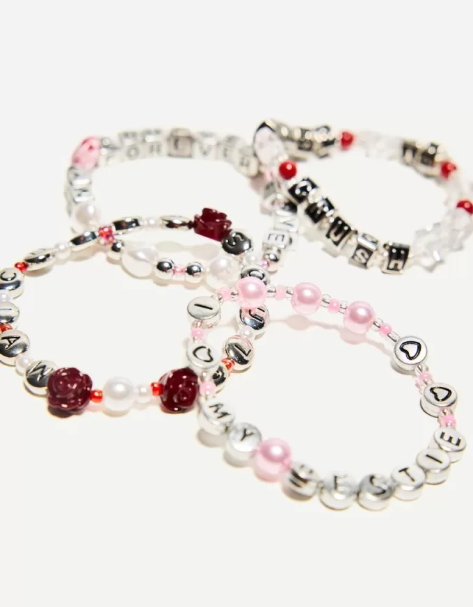 Confezione da 4 braccialetti