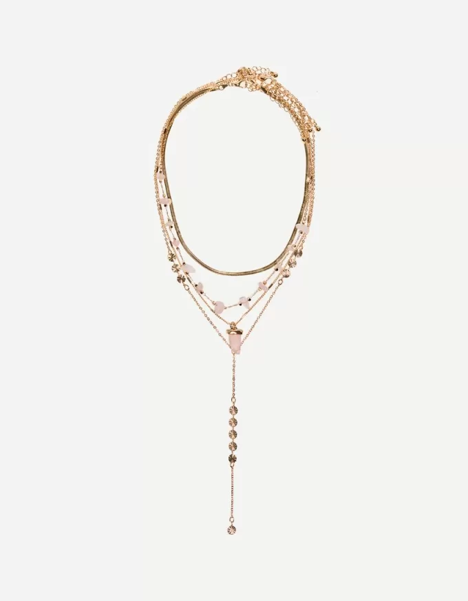 Confezione da 4 collane con ciondolo