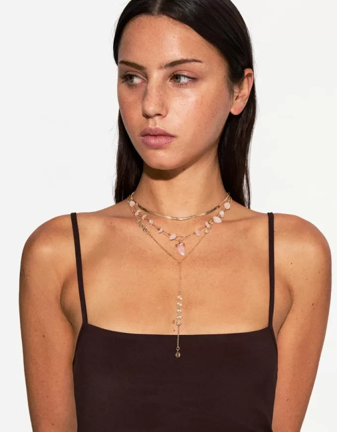 Confezione da 4 collane con ciondolo